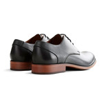 Rector St. Leather // Black + Dark Gray (Euro: 40)