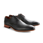 Rector St. Leather // Black + Dark Gray (Euro: 40)