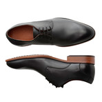 Rector St. Leather // Black + Dark Gray (Euro: 40)