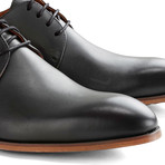 Rector St. Leather // Black + Dark Gray (Euro: 40)