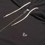 Belafonte Zip Hood Fleece // Black (L)