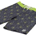 All Day Cali Static Boardshort // Static Green (34)