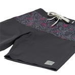 Venice Cali Static Boardshort // Black + Pink (34)