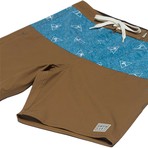 Venice Cali Static Boardshort // Coffee (33)