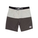 Venice Boardshort // Charcoal + Gray (36)