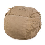 Convertible Bean Bag Chair // Khaki Cargo (Full)