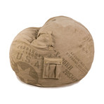 Convertible Bean Bag Chair // Khaki Cargo (Full)