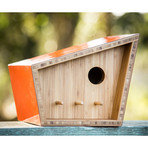 Number One Birdhouse // Orange