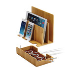 Multi-Device Charging Station + Dock (Eco Friendly Bamboo)