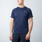 Ultra Light Dryfit Running + Training T-Shirt // Dark Navy (M)