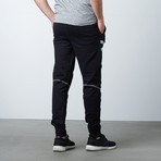 SlimFit Activewear TrackPant // Black (XL)