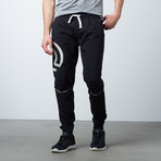 SlimFit Activewear TrackPant // Black (XL)