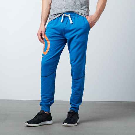 SlimFit Activewear TrackPant // Mykonos Blue (S)