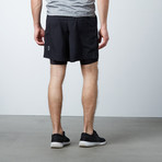 Double Layered Running Shorts + Phone Pocket // Black (S)