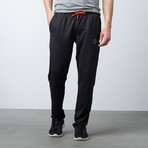 Double Layered Sports Track Pant + Phone Pocket // Black (M)