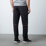 Double Layered Sports Track Pant + Phone Pocket // Black (M)