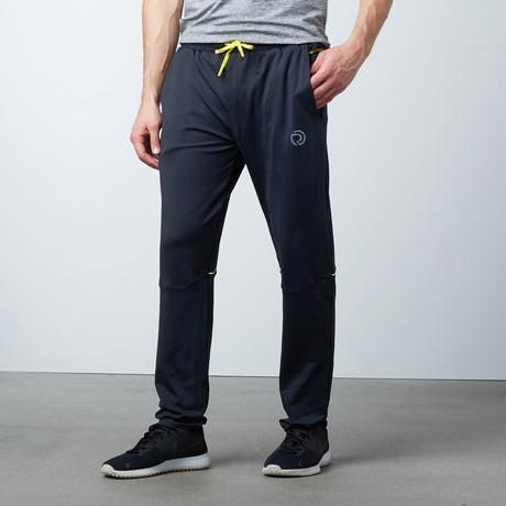 Double Layered Sports Track Pant + Phone Pocket // Navy (S)