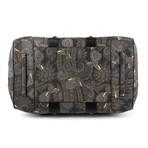 Paisley Weekender Bag // Gray + Black