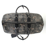 Paisley Weekender Bag // Gray + Black