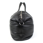 Large Nightingale Embossed Star Tote Bag // Black