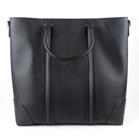 LC Leather Tote // Black