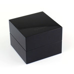 Seventeen Analog Wrist Watch + Exchangeable Strap // Blue