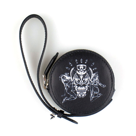Elmerinda Coin Pouch // Black + White