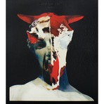 Longhorn Medium Zip Pouch Bag // Black