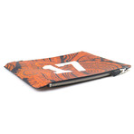 17 Paisley Pouch Clutch Bag // Black + Orange