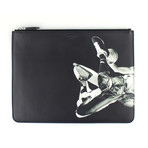 Large Star Athlete Zip Pouch Bag // Black