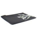 Large Star Athlete Zip Pouch Bag // Black