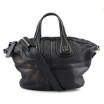 Pebbled Micro Nightingale Shoulder Bag // Black