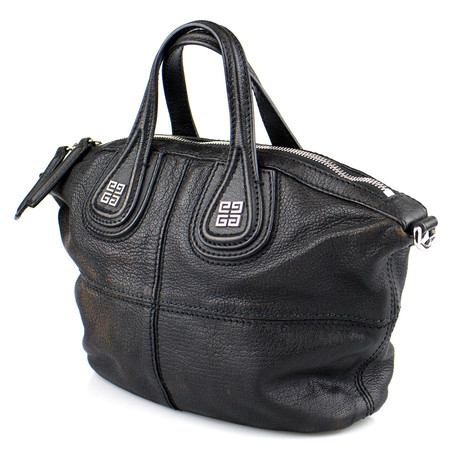 Pebbled Micro Nightingale Shoulder Bag // Black