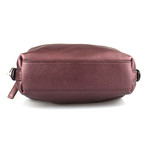 Pebbled Micro Nightingale Shoulder Bag // Oxblood