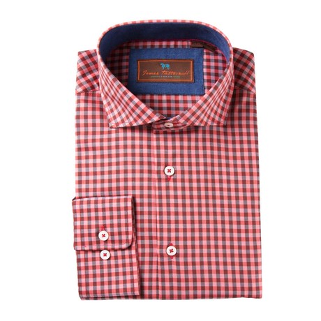 Hansen Woven Sport Shirt // Red (S)