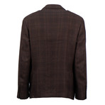Ercolano Plaid Wool Blend Suit // Brown (Euro: 44)