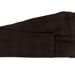 Ercolano Plaid Wool Blend Suit // Brown (Euro: 44)