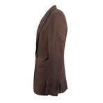 Trani Wool Blend Suit // Brown (Euro: 50)