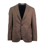 Crotone Wool Blend Suit // Brown (Euro: 50)
