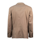 Carrara Herringbone Wool Blend Double Breasted Suit // Brown (Euro: 44)