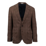 Acerra Wool Blend Suit // Brown (Euro: 46)