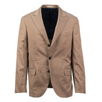 Savona Wool Blend Suit // Brown (Euro: 44)