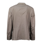 Foligno Herringbone Cotton Double Breasted Suit // Brown (Euro: 54)