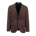 Viterbo Wool Blend Suit // Brown (Euro: 46)