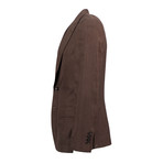 Cosenza Wool Blend Suit // Brown (Euro: 50)