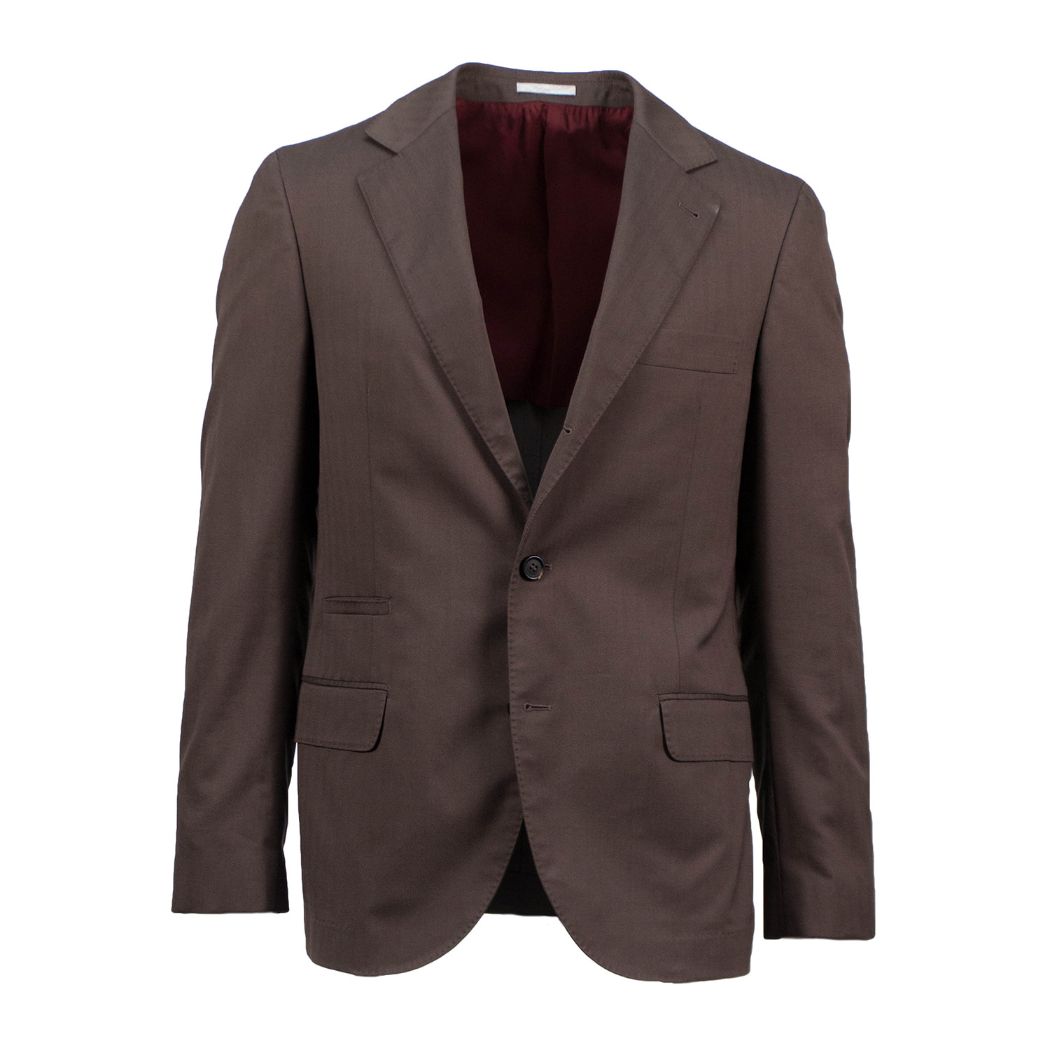 Potenza Wool Blend Suit // Brown (Euro: 44) - Brunello Cucinelli ...