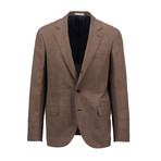 Varese Wool Blend Suit // Brown (Euro: 44)