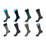 Crew Socks Combo Set // 9022 // 8 Pack