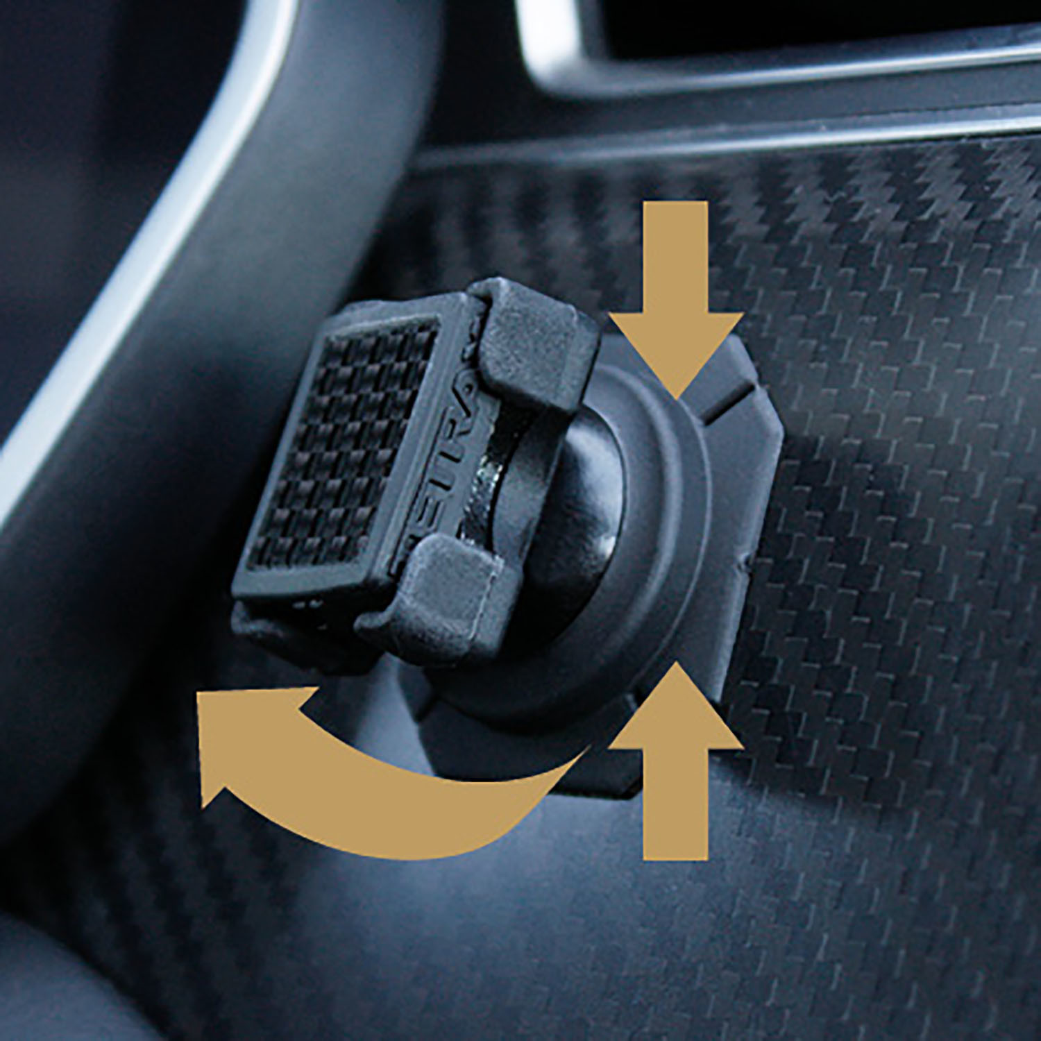 X1 Smartphone Holder + XCase Carbon Fiber Phone Case (iPhone 6