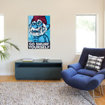 Go Smurf Yourself (60"W x 40"H x 1.5"D)